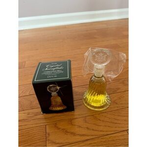 Avon Vintage 1980 Crystal Snowflake Christmas Bell Charisma Cologne - New in Box